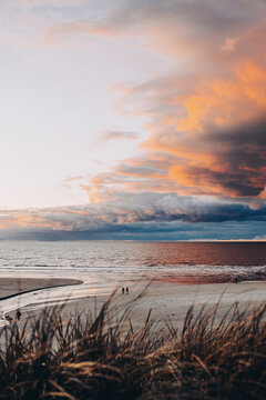 Nordseestrand in Vejers in D&auml;nemark