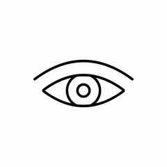 Outline eye icon.Eye vector illustration. Symbol for web and mobile