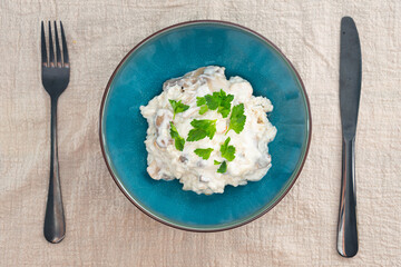 Italian chicken and mushroom risotto