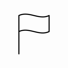 Outline flag icon.Flag vector illustration. Symbol for web and mobile