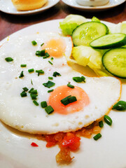 Breakfast with Prepared Egg - prepared egg under the sun