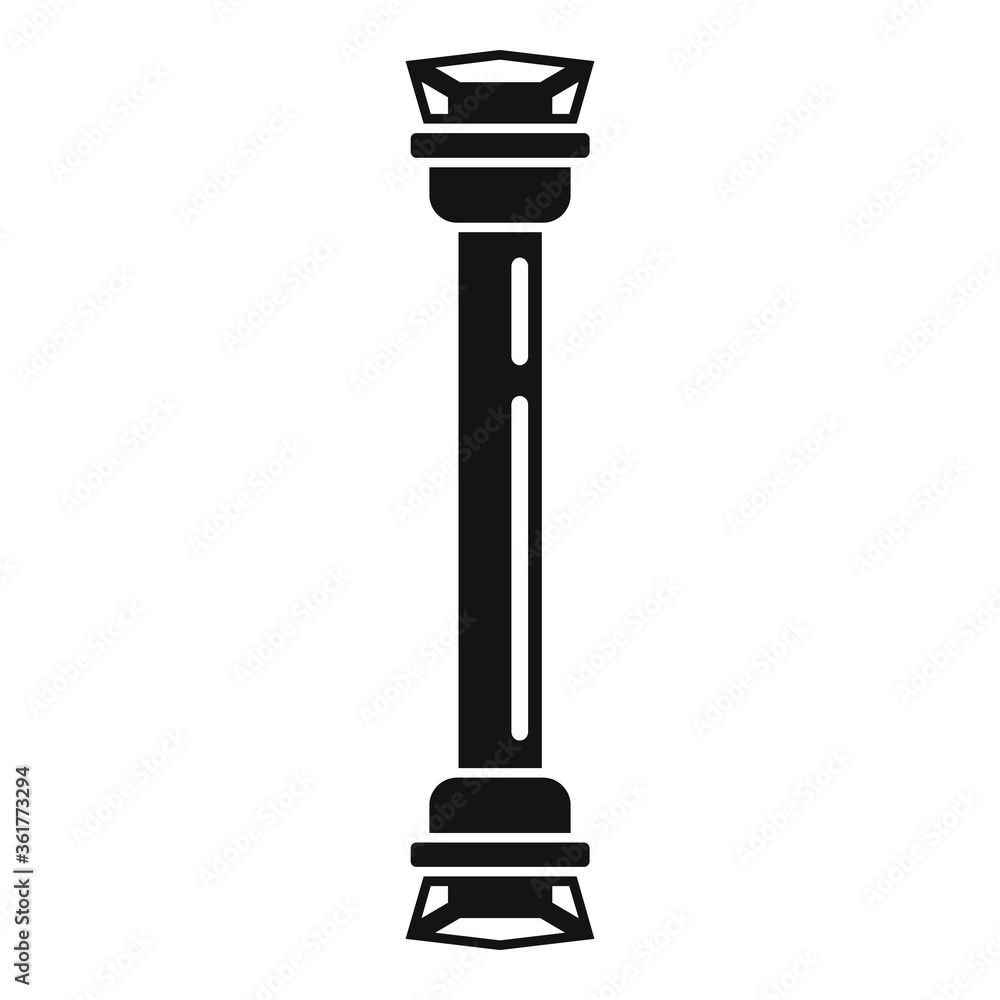 Poster piercing icon. simple illustration of piercing vector icon for web design isolated on white backgrou