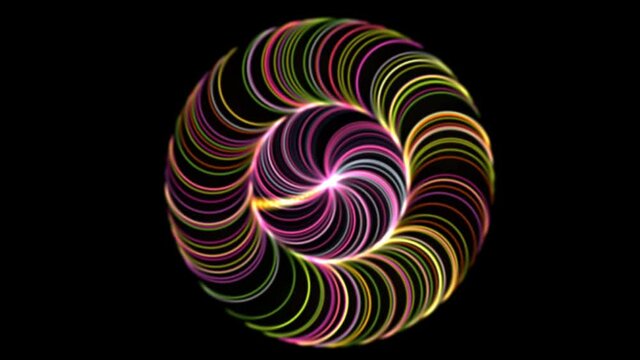abstract colorful swirl