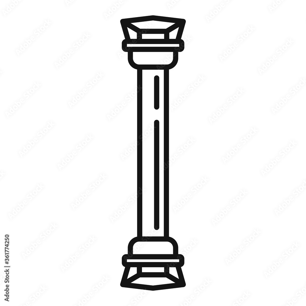 Poster piercing icon. outline piercing vector icon for web design isolated on white background