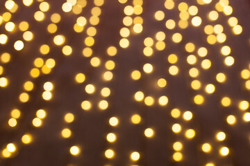 Abstract bokeh night in city background.