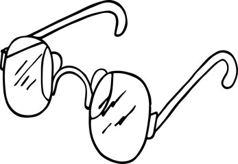 Obraz premium Glasses, vector