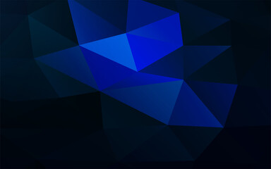 Modern dark abstract polygonal background design. Graphic design template.