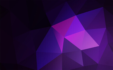 Modern dark abstract polygonal background design. Graphic design template.