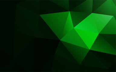 Obraz premium Modern dark abstract polygonal background design. Graphic design template.