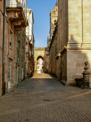 Street of Lugo in Spain