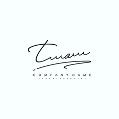 TO initials signature logo. Handwriting logo vector templates. Hand drawn Calligraphy lettering Vector illustration.
