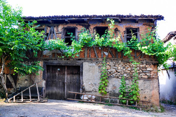 Bursa, Turkey - 25 June 2011: 700 years old Ottoman village with old houses, at the foot of Mount...