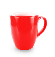 empty mug on white background