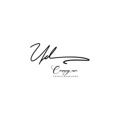 UD initials signature logo. Handwriting logo vector templates. Hand drawn Calligraphy lettering Vector illustration.
