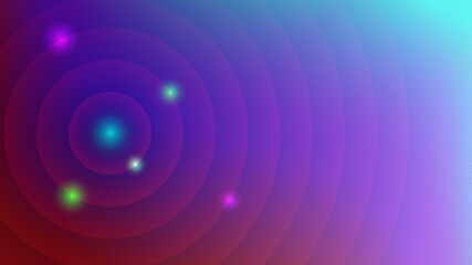 Abstract glowing background with a grid Stylistic stars and many circles EPS10