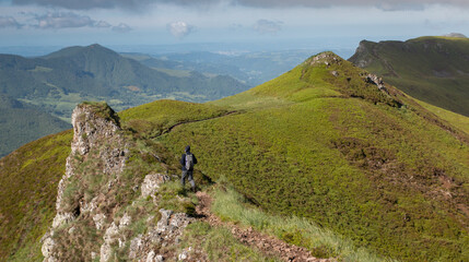 Randonn&eacute;e dans les Monts du Cantal