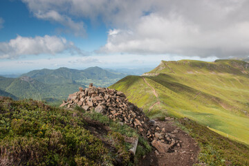 Randonnée au Puy Mary, volcan du Cantal