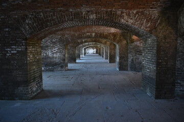Obraz premium Inside Fort Tortugas 