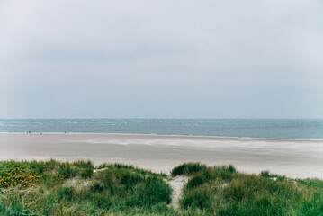 Herbst-Spaziergang am Nordsee-Strand von Blåvand