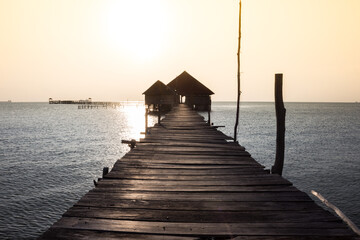 Fototapeta premium Batam - Indonesien - Seehaus