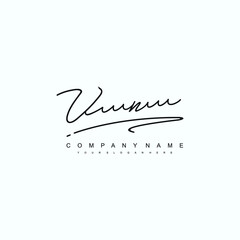 VN initials signature logo. Handwriting logo vector templates. Hand drawn Calligraphy lettering Vector illustration.
