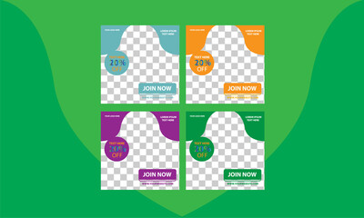 Eid-ul-azha driving admission mega offer social media post template