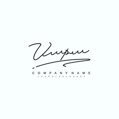 VP initials signature logo. Handwriting logo vector templates. Hand drawn Calligraphy lettering Vector illustration.
