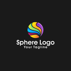 Sphere Circle abstract Corporate vector logo design
