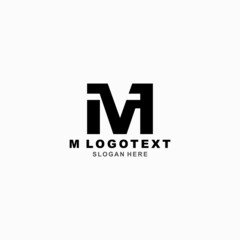 M Letter Logo Template, Logo Icons, Letter Icons