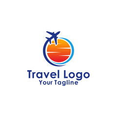 Travel logo icon vector design illustration