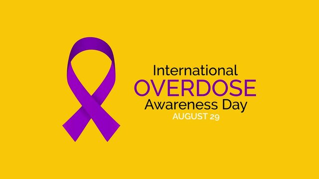 Video animation on the theme of International overdose awareness day observed each year on August 29th worldwide. motion graphics.