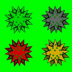 vector illustration of an abstract background,virus,chines,sick,danger