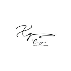 XQ initials signature logo. Handwriting logo vector templates. Hand drawn Calligraphy lettering Vector illustration.
