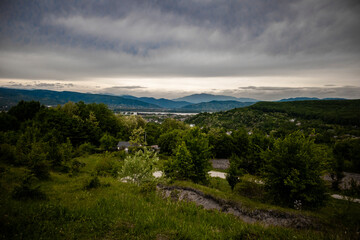 Fototapeta premium landscape of the mountains