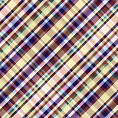 Colorful Diagonal Stripes Plaid Pattern Geometric Seamless Design Brilliant Fashion Texture Trend Colors Concept Work