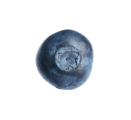 Whole fresh tasty blueberry isolated on white