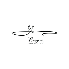 YO initials signature logo. Handwriting logo vector templates. Hand drawn Calligraphy lettering Vector illustration.
