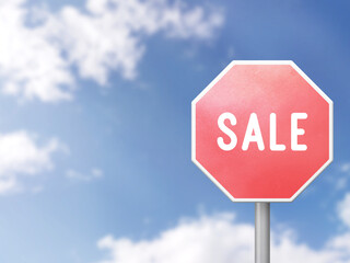 Sale - road sign