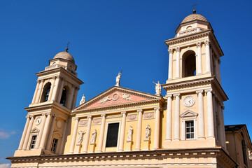 Cathedral of San Maurizio built in 1871 in a neoclassical style