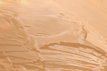Liquid foundation texture. Make up for women.
