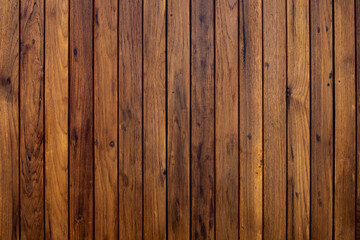 Background of brown wooden wall