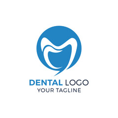 Dental Clinic Logo Tooth abstract design vector template