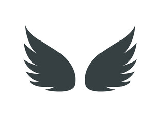 Wings icon. Vector wings vector design. 