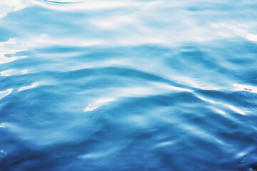 Fototapeta premium Close-up water wave photos for the background image