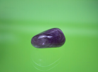 Brazilian amethyst in a beautiful purple color.