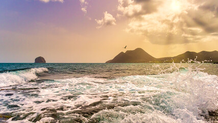 beach at sunset