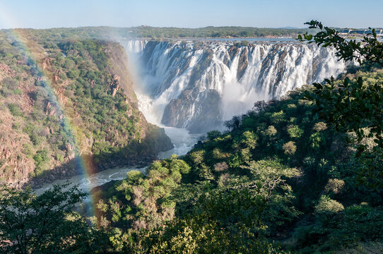 Ruacana waterfall in the Kunene River