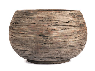 wood flowerpot