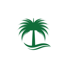 Dates tree  Logo Template vector symbol