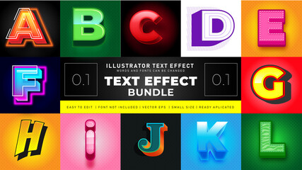 Modern Text Effect Bundle 1